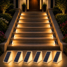 Outdoor Triangle Solar Step Light (6-Pack) product image