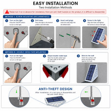 Outdoor Triangle Solar Step Light (6-Pack) product image