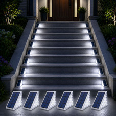 Outdoor Triangle Solar Step Light (6-Pack) product image