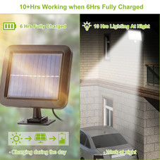 Solar Powered Motion Sensor Wall Light product image