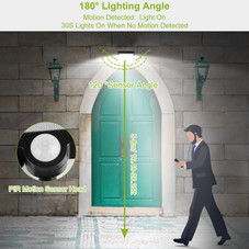 Solar Powered Motion Sensor Wall Light product image
