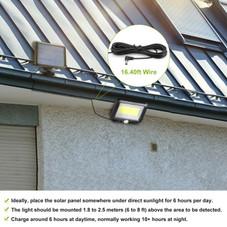 Solar Powered Motion Sensor Wall Light product image