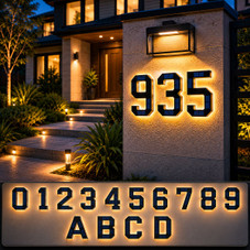 Solar LED House Number Sign product image