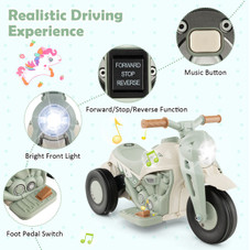 Kids' Electric Ride-on Bubble Motorcycle product image
