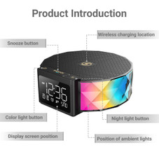 Ethos Thunder Charge Digital Display Wireless Charging Clock product image