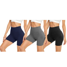 Women's Soft High Waist Biker Shorts (1- to 3-Pack) product image