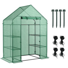 Portable Outdoor Mini Walk-in 4-Tier Greenhouse product image