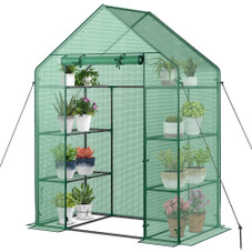 Portable Outdoor Mini Walk-in 4-Tier Greenhouse product image