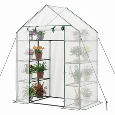 Portable Outdoor Mini Walk-in 4-Tier Greenhouse product image