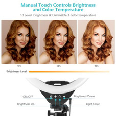 10'' Ring Light with 50'' Extendable Tripod Stand product image