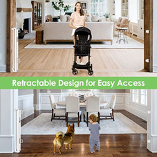 90" Extra Wide Retractable Baby Gate product image