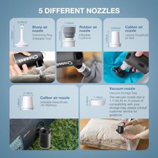 Ultra-Mini Air Mattress Pump  with Camping Light  product image