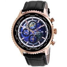 Seapro Men's Meridian World Timer GMT Blue Dial Watch product image