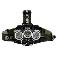 20,000-Lumen Headlamp with 5 LED Bulbs & Rechargeable Batteries product image