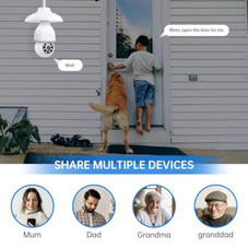 Light Bulb Security Camera (2-Piece) product image