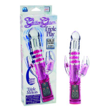 Glitter Glam Triple Play Vibrator  product image