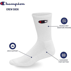 Champion Crew Socks (12-Pack) product image
