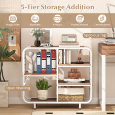 5-Tier Metal Bookshelf (1- to 2-Pack) product image