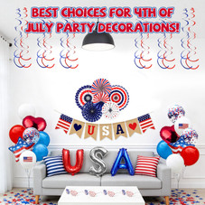 4th of July Decorations (57 Pieces) product image