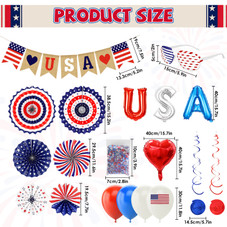 4th of July Decorations (57 Pieces) product image