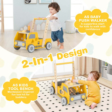 2-In-1 Wooden Baby Walker product image