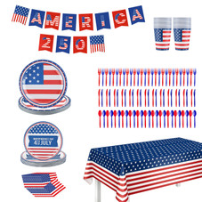 4th of July Party Supplies (181 Pieces) product image