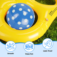 Inflatable Tic-Tac-Toe Pool Game Set  product image