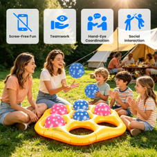 Inflatable Tic-Tac-Toe Pool Game Set  product image