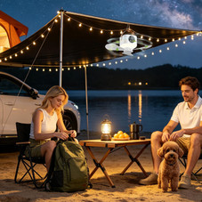 2-in-1 Camping Fan with Light  product image