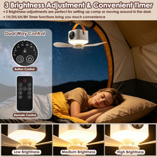 2-in-1 Camping Fan with Light  product image