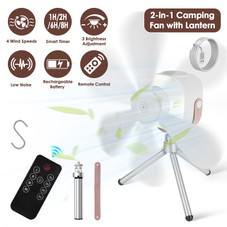 2-in-1 Camping Fan with Light  product image