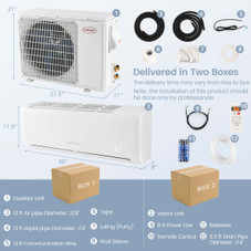 12,000 BTU Mini Split Air Conditioner with Heat Pump  product image