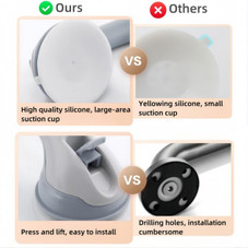 Bathroom Strong Suction Cup Helping Handle (2-Pack) product image
