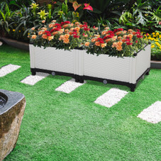 Square Plastic Planting Boxes (Set of 2) product image