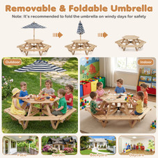 Kids' Hexagonal Picnic Table  product image