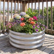 Round Galvanized Raised Garden Bed (1- or 2-Pack) product image