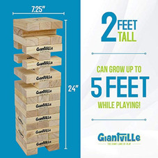 Jumbo Wooden Blocks Floor Game product image