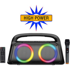 Portable Bluetooth Speaker with LED DJ Lights product image