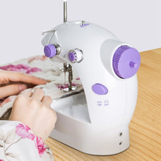 Portable Electric Sewing Machine with Adjustable Speed Settings product image