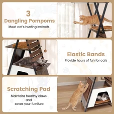 Wooden Multi-level Cat Tower product image