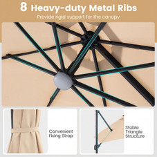 LED Cantilever Patio Umbrella  product image