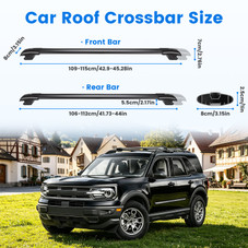 Ford Bronco Sport 2021-2026 Roof Rack Cross Bars product image