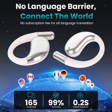Wireless Open-Ear AI Translation Earbuds product image