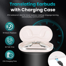 Wireless Open-Ear AI Translation Earbuds product image