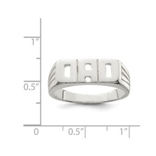 Men's Sterling Silver DAD Ring product image