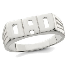 Men's Sterling Silver DAD Ring product image