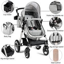 Folding Infant Baby Stroller with Adjustable Canopy product image