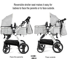 Folding Infant Baby Stroller with Adjustable Canopy product image