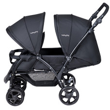 Foldable Twin Baby Double Stroller with Adjustable Backrest product image