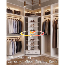 8 Tier Rotating Shoe Rack  product image